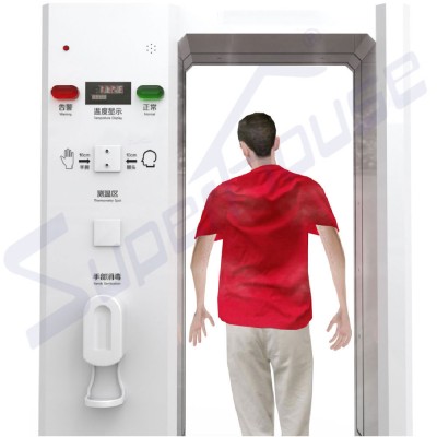 mobile thermometry virus disinfection door