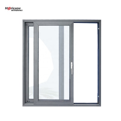 Cavity Aluminium Frame Black Glass Double Sided Lift And Sliding Door